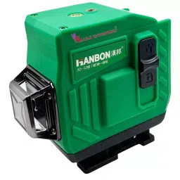 Malfah Enterprises Hanbon Laser Level 3D 12 Line Green Non-Magnetic, 110601-40