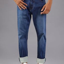 V-Mart Men Regular Fit Mid-Rise Light Fade Stretchable Jeans-picture-42