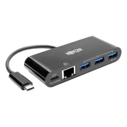 EATON TRIPP LITE USB HUB W/LAN & PD, 5-PORT, BUS POWERED, U460-003-3AGB-C-19