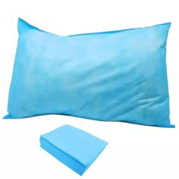 KUDIZE Disposable Bed Sheet 31x72 Inch with Pillow Cover 21x26 Inch Combo Non-Woven Blue (Pack of 25)-image-8