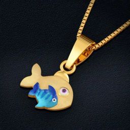 Joyalukkas Yuva Collection Adorable 22k Gold Kid's Pendant-image-32