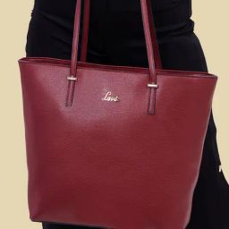 Lavie Gerbil LG VT Red Solid Medium Tote Handbag-image-99
