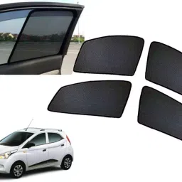 Auto Pearl Side Window Sun Shade Cover for Eon (Black)-15