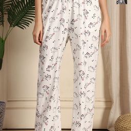 TAG 7 Pack Of 2 Printed Cotton Mid-Rise Lounge Pants-image-64