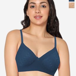 In Care Pack Of 2 Lace Heavily Padded Pure Cotton Push-Up Bra With All Day Comfort-58