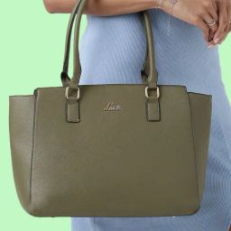 Lavie Olive Solid Medium Tote Handbag-image-88