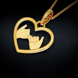Joyalukkas Women Vow of Love Heart Pendant-image-21