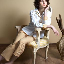 BLANC9 Pure Cotton Shirt With Pyjamas-image-11