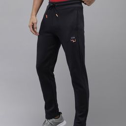 SPYKAR Men Applique Mid-Rise Slim Fit Track Pants-image-75