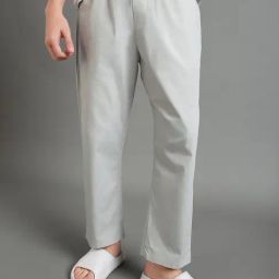 Bewakoof Light Grey Regular Fit Lounge Pants-image-54