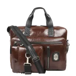 Hidesign Rebels Uncle Ho 02 Cherokee Leather Large Briefcase-image-26
