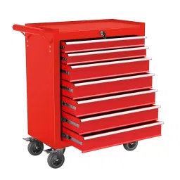 Venus Tool Trolley 7 Drawer Red 1070x675x500 mm, VTTD-7-13