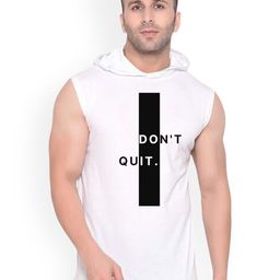 FABSTIEVE Don't Quit Printed Hooded Sleeveless Cotton Gym Vest-image-55