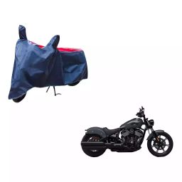 Auto Pearl Waterproof Two Wheeler Cover For Indian Chief Dark Horse (Red & Blue)-image-92