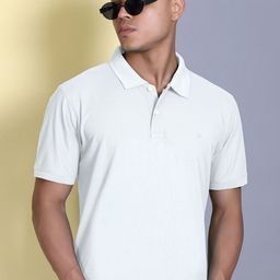 MOUNTAIN COLOURS Men Solid Polo Collar T-shirt-picture-20