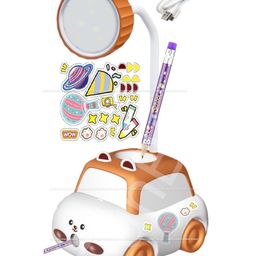 FunBlast LED Rechargeable Table Lamp  Brown-26