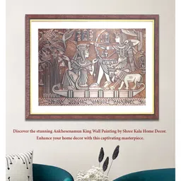 shree kala home décor Shree Kala Home Decor Ankhesenamun King Wall Painting-picture-38