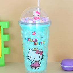 The Procure Store Hello Kitty Design LED Sipper With Straw Green - 550 ml-61