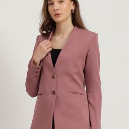 FableStreet Women Solid Blazer-picture-23