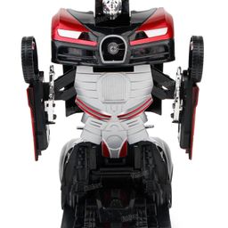 Fiddlerz Robot Car Toy for Kids 2-in-1 Transforming Robot Car with Lights and Music Bump and Go Action Car Toy for Boys and Girls image 2