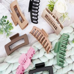 ANNA CREATIONS Women Pack of 8 Western Claw Clip Hair Accessory-image-81