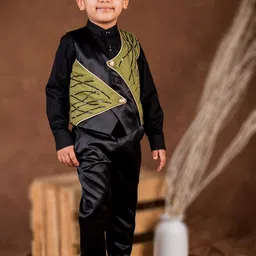 TOPLOVE Boys Self Design Three-Piece Suits-15