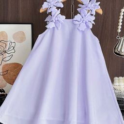 StyleCast x Revolte Girls Floral Applique Peplum Dress-image-93