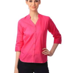 Cation Pink Cotton Shirt-image-55