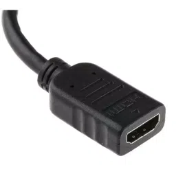 RS PRO PVC Cable Male DisplayPort to Female HDMI 1080p 150 mm, 1828793-36