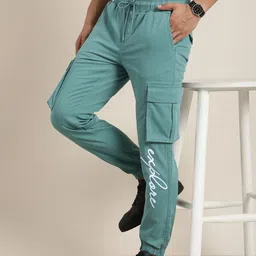 Moda Rapido Men Solid Mid-Rise Pleated Cargos-image-43