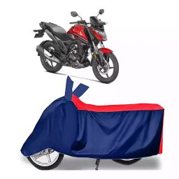 Auto Pearl Two Wheeler Cover with Bag for Honda X-Blade, Red & Blue-picture-19