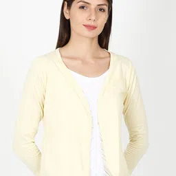 ECOLINE Clothing Eco Friendly V-Neck Open Front Shrug-10