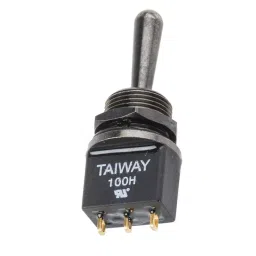 RS PRO Toggle Switch PCB Mount (On)-Off-(On) SPDT Solder Terminal, 8200558-14