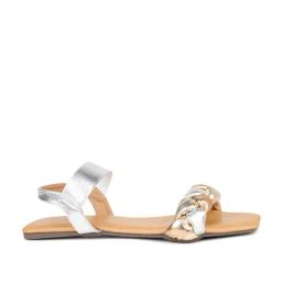 Inc.5 Women's Silver Ankle Strap Sandals-image-67