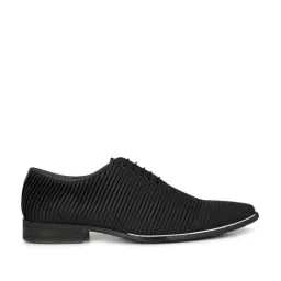 Hitz Luxure Men's Black Oxford Shoes-picture-42