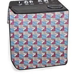 The Furnishing Tree Washing Machine Cover Surface Pattern Grey Compatible for Whirlpool 7Kg Semi-Au-image-97