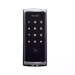 Dorset DG 601 GM Graphite Matt Rim Lock with Fingerprint, Pin Code, RFID, Key Access image 1