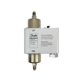 Danfoss MP55 Differential Pressure Switch Manual Function 6.35 mm (1/4 inch) Pressure Connection Size, 060B017266-37