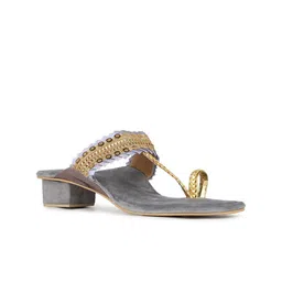 Inc 5 Women Embellished Ethnic Block Sandals-10