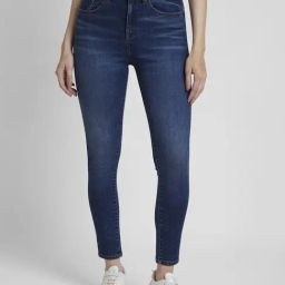 Spykar Dark Blue Super Skinny Fit High Rise Jeans-image-41