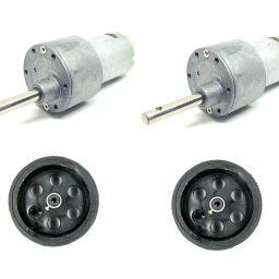 Invento 12v 10 Kg-cm 60 RPM Side Shaft High Torque Geared DC Motor-9