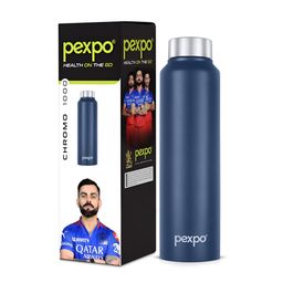 Pexpo Blue Single Stainless Steel Water Bottle-image-66
