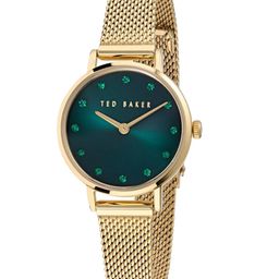 Ted Baker Women Brass Dial & Stainless Steel Style Straps Analogue Watch BKPSTS503-image-40
