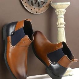 San Frissco Men's Tan Chelsea Boots-picture-43