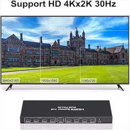 LOTA High-Speed 1x8 HDMI Splitter Black 1 Input & 8 Output Ports, MST-842-LT image 3