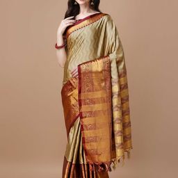 DIVASTRI Woven Design Zari Saree-picture-16