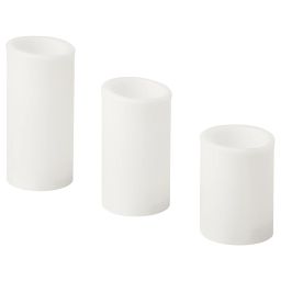 ikea ädellövträd LED block candle, set of 3, white/indoor-picture-22