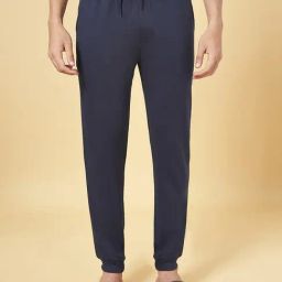 Ajile by Pantaloons Navy Cotton Slim Fit Nightwear Joggers-image-14