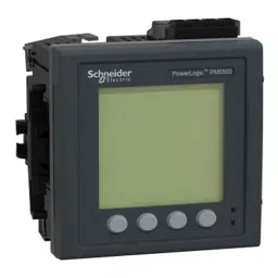Schneider Electric 24 V DC and 1A or 5 A Power Meter with Backlit LCD Display, METSEPM5580-47