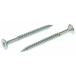 RS PRO Pozidriv Countersunk Steel Wood Screw Bright Zinc Plated, No. 10 Thread, 2in Length (Pack of 250)-11